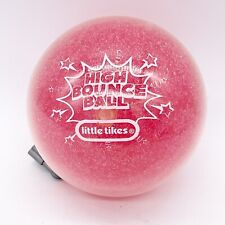 Little Tikes High Bounce Ball 4 Inch Pink Glitter  for sale  Shipping to South Africa