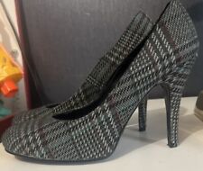 Schuh tartan heels for sale  CRADLEY HEATH