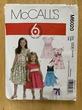 Mccalls m6020 girls for sale  LEOMINSTER