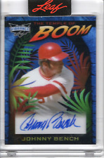 JOHNNY BENCH 2023 Leaf Vibrance The Temple Of Boom AUTO SP 10/12 lacrado comprar usado  Enviando para Brazil