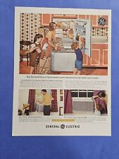 1963 Vintage Impressão Ad General Electric Spacemaker Geladeira Ar Condicionado comprar usado  Enviando para Brazil