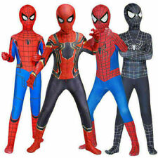Spiderman Super Eroe Bambini Ragazzi Costume Cosplay Costume Tuta regali di Natale usato  Spedire a Italy