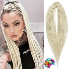 20 Inch Soft Double Ended Dreadlocks Extension DE Dreads Synthetic Ombre Braids for sale  Shipping to South Africa