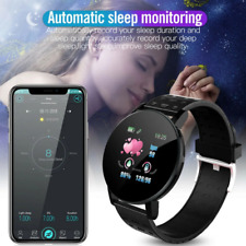 Smartwatch masculino feminino à prova d'água frequência cardíaca Bluetooth para iOS Android Samsung, usado comprar usado  Enviando para Brazil