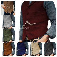 Mens tweed waistcoat for sale  UK