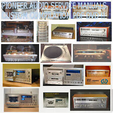 Used, Pioneer Service Manuals, Schematics, Custom Collection HiFi Audio Repair PDF DVD for sale  Shipping to South Africa