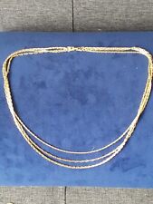 Three strand gold for sale  EXMOUTH