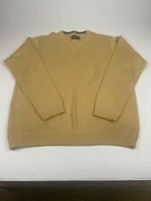Suéter masculino Eddie Bauer XL dourado pulôver punho com nervuras algodão comprar usado  Enviando para Brazil