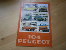 Peugeot 104 riginal gebraucht kaufen  Oberlichtenau