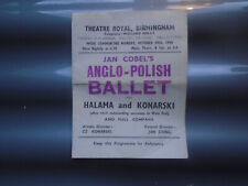 Ballet programme 1945 for sale  Shipping to Ireland