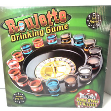 Juego para beber ruleta 16 disparos rueda de vidrio barra de fiesta juego divertido segunda mano  Embacar hacia Mexico