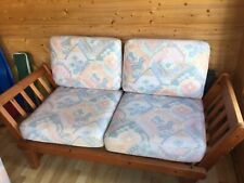 Folding wooden futon for sale  BURY