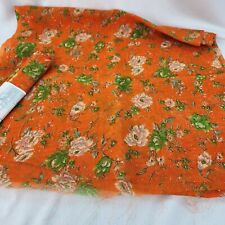 Fabric material orange for sale  Xenia
