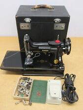 Vintage Singer 221-1 Featherweight sewing machine with case & accessories for sale  Shipping to South Africa
