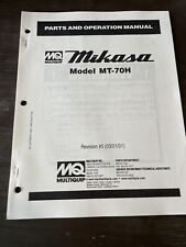 Mikasa multiquip mt70h for sale  Santa Rosa