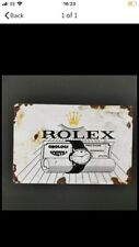 Enamel rolex advertising for sale  BRENTWOOD