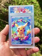 Stained Glass Pikachu Pokemon Card Holographic for sale  Shipping to South Africa