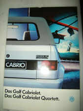 Brochure golf convertible d'occasion  Expédié en Belgium