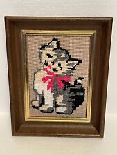 Vintage framed kitten for sale  Grandville