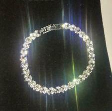 Womens Swarovski Elements Crystal Bracelet Bangle Silver Plated Women 925 New UK for sale  Shipping to South Africa