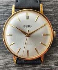 Relógio masculino vintage Angelus corda manual 35 mm caixa ST 1686 comprar usado  Enviando para Brazil