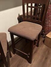 seat velour chair wood for sale  Houston