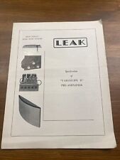 Leak amplifier pre for sale  STEVENAGE