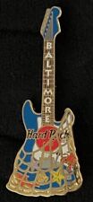 Hard Rock Cafe Memphis- Guitarra Fender Stratocaster Azul com Rede de Peixe Logotipo Pin HRC, usado comprar usado  Enviando para Brazil