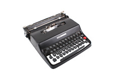 Olivetti Lettera 32 Matte Black Vintage, Manual Typewriter, Serviced for sale  Shipping to South Africa