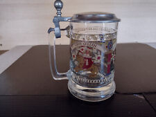 Bierkrug glas zinndeckel gebraucht kaufen  Waldkirch