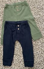 Carter's Baby Boys Paquete de 2 Pantalones Pull Ons Negro/Verde Talla 9 Meses segunda mano  Embacar hacia Argentina