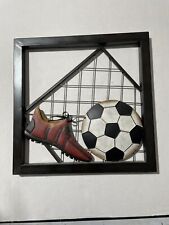 Soccer themed metal for sale  Hinesburg