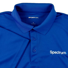 Camisa polo masculina manga curta azul média Spectrum Internet cabo uniforme comprar usado  Enviando para Brazil