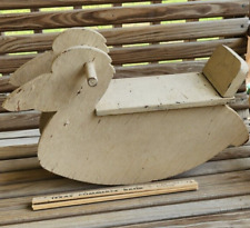 Brinquedo de madeira vintage infantil balancim balancim pássaro pelicano arte popular comprar usado  Enviando para Brazil