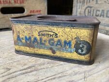 Vintage Metal Estanho Smith's A-Mal-Gam Pó de Soldagem Decoração de Estação de Serviço de Gasóleo comprar usado  Enviando para Brazil