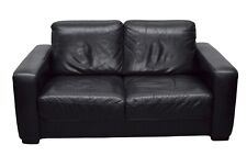 1 of 2 FINE NATUZZI DISING BLACK LEATHER TWO SEATER SOFA /ARMCHAIR AVAILABLE  for sale  Shipping to South Africa
