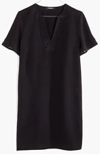 Vestido túnica Madewell preto balada F8760 shift manga curta tamanho 0/pequeno comprar usado  Enviando para Brazil
