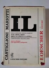 dizionario latino castiglioni mariotti usato  Villanova Marchesana