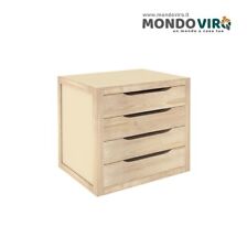 Usato, Cassettiera a 4 cassetti in legno da ufficio scrivania tavolo cassettiere camera usato  Altamura