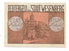 Reutergeld wesenberg 1922 gebraucht kaufen  Wittenberge