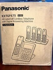 Telefone celular Panasonic KX-TGF675 Link2 secretária eletrônica digital sem fio. comprar usado  Enviando para Brazil