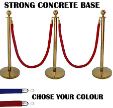 Brass queue barrier for sale  Shipping to Ireland