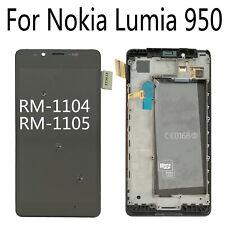 Original Com Moldura Para Nokia Lumia 950 RM-1104, RM-1105, Lcd, Visor com tela comprar usado  Enviando para Brazil
