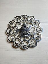 Used, Vintage Godinger Silver Plated 12 Days Of Christmas Trivet for sale  Shipping to South Africa