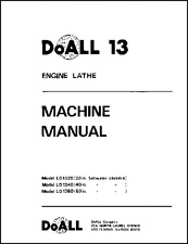 Manual de operação e manutenção de torno DoAl - Romi 13 comprar usado  Enviando para Brazil