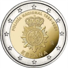 1x 2euro commémorative Espagne 2024 - 200ans de la police nationale (neuve), używany na sprzedaż  Wysyłka do Poland