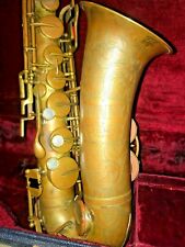 Selmer Bundy Elkhart Ind de colección raro Saxofón alto original  segunda mano  Embacar hacia Mexico