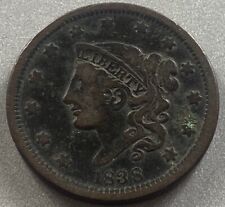 1838 coronet head for sale  York