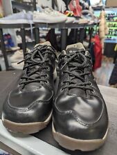 Zapatos para caminar con cordones de alta tecnología impermeables para mujer en cuero negro muy limpios Reino Unido 7, usado segunda mano  Embacar hacia Argentina