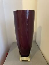 Tall purple glass for sale  SOUTHEND-ON-SEA